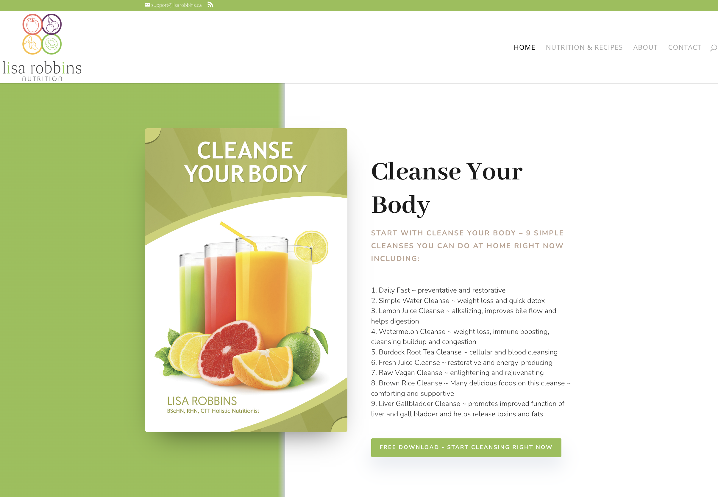 LisaRobbins.ca Author website screenshot of front page LisaRobbins.ca Author website screenshot of front page